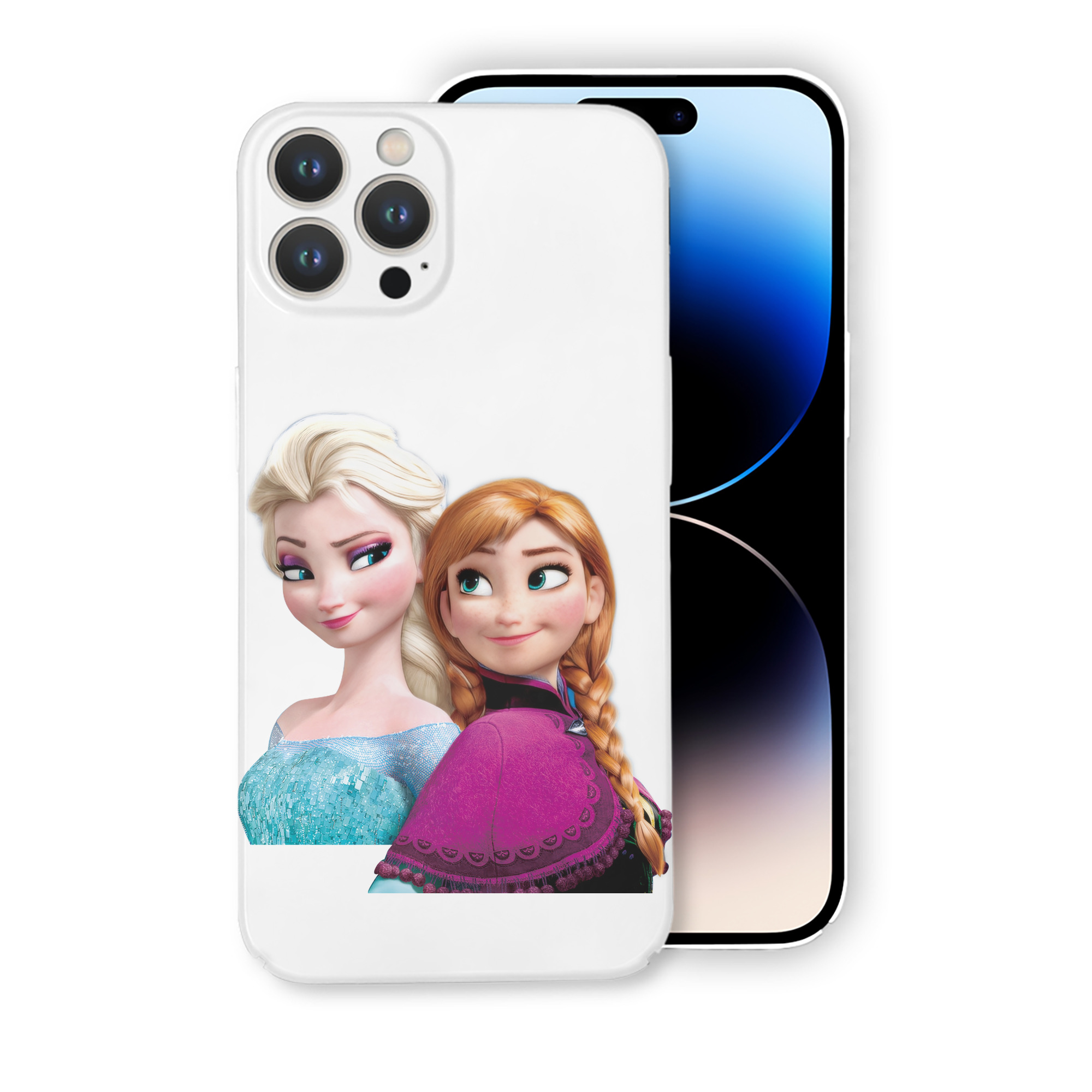 （画像用） アナと雪の女王 アンナ エルサ Frozen Anna Elsa 【iPhone 14シリーズ対応】ハードケース